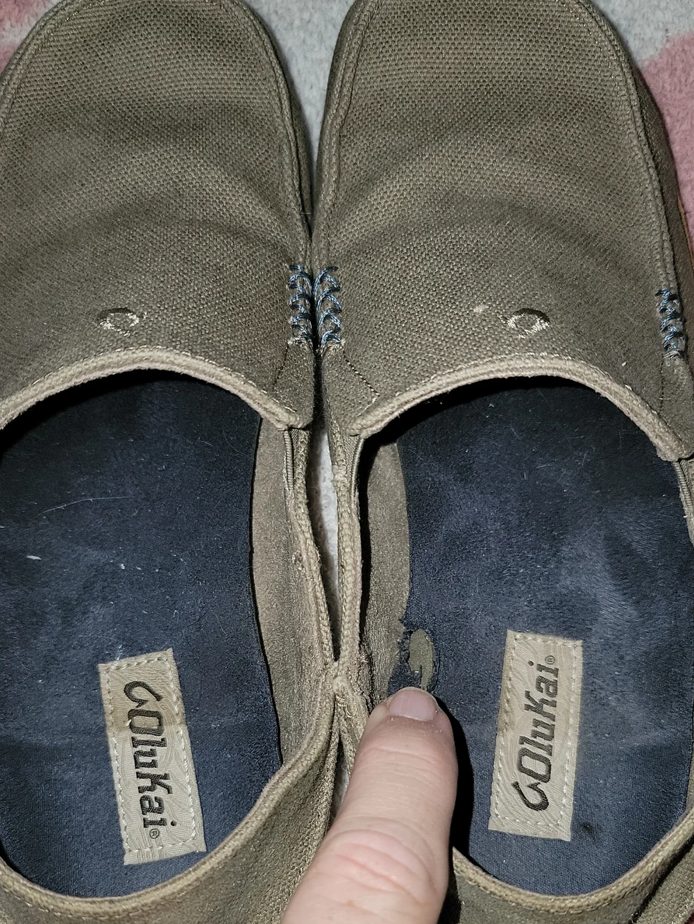 Olukai Moloa Kapa Slip On Shoes. Mens Size 10.5